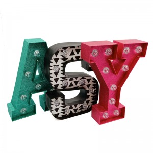 Personalizate unic scrisoare A-Z formă ambalaj cadou de lux cutii de lux cu logo-ul personalizat