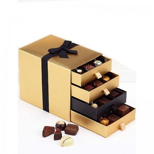 China cu ridicata Design frumos atractiv de ciocolată de ambalare hârtie cutie cadou